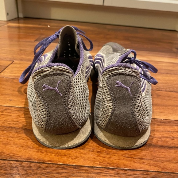Puma Grey and Purple Walking Shoes - Picture 5 of 7